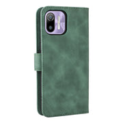 For Ulefone Note 6 Skin Feel Magnetic Flip Leather Phone Case(Green)