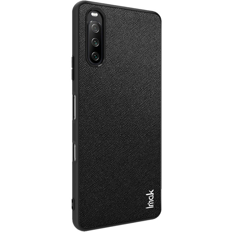 For Sony Xperia 10 III imak LX-5 Series PC + TPU Case with Screen Protector(Cross Texture) - Sony Cases by imak | Online Shopping South Africa | PMC TechLife | Buy Now Pay Later Mobicred