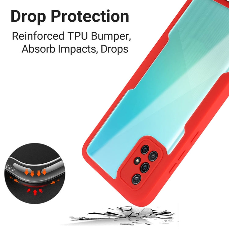 For Samsung Galaxy A51 4G Acrylic + TPU 360 Degrees Full Coverage Shockproof Phone Case(Blue) - free shipping - PMC TechLife - Order now!