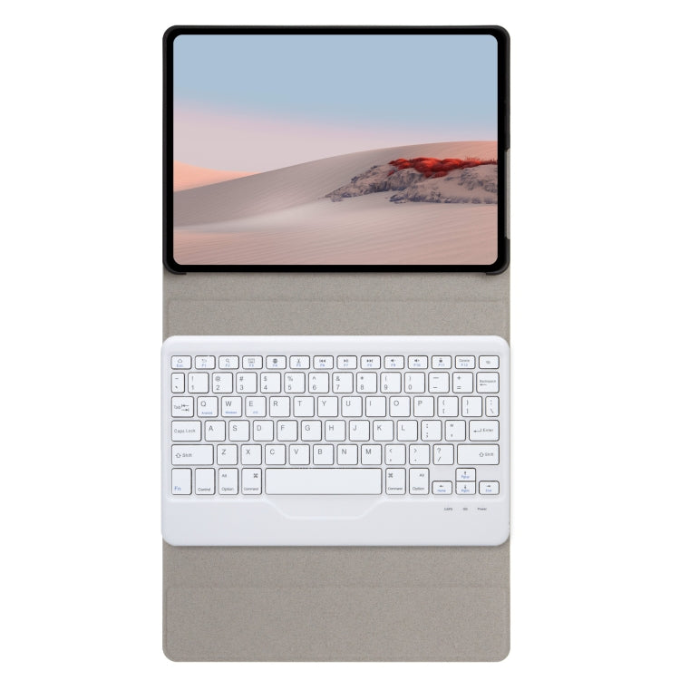 SFGO Tree Texture Bluetooth Keyboard Leather Case For Microsoft Surface Go 4 / 3 / 2 / 1(Black + White) - Others Keyboard by PMC TechLife | Online Shopping South Africa | PMC TechLife