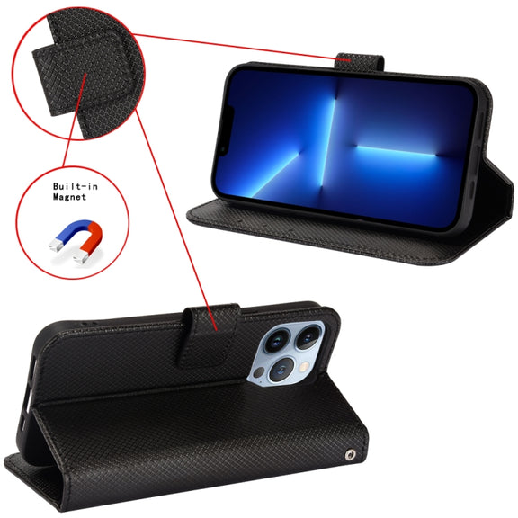 For Ulefone Armor X9 Diamond Texture Leather Phone Case(Black)