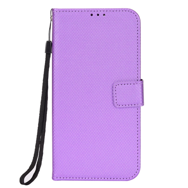 For Ulefone Armor X9 Diamond Texture Leather Phone Case(Purple)
