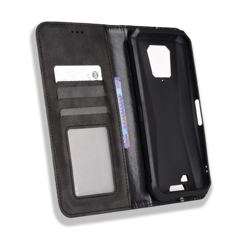 For Ulefone Armor 8 Magnetic Buckle Retro Texture Leather Phone Case(Black) - Ulefone Cases by PMC Jewellery | Online Shopping South Africa | PMC Jewellery | Buy Now Pay Later Mobicred