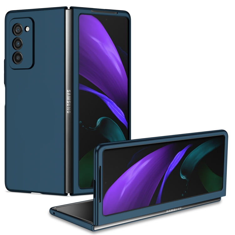 For Samsung Galaxy Z Fold2 5G Armor Foldable Phone Case(Dark Blue) - Galaxy Phone Cases by PMC TechLife | Online Shopping South Africa | PMC TechLife