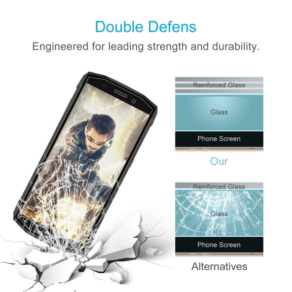 50 PCS 0.26mm 9H 2.5D Tempered Glass Film For Blackview BV5800