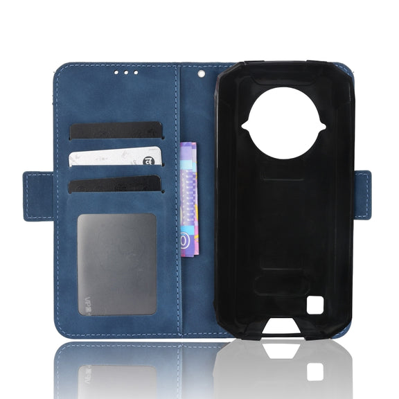 For Doogee S96 Pro Skin Feel Calf Pattern Leather Phone Case(Blue)