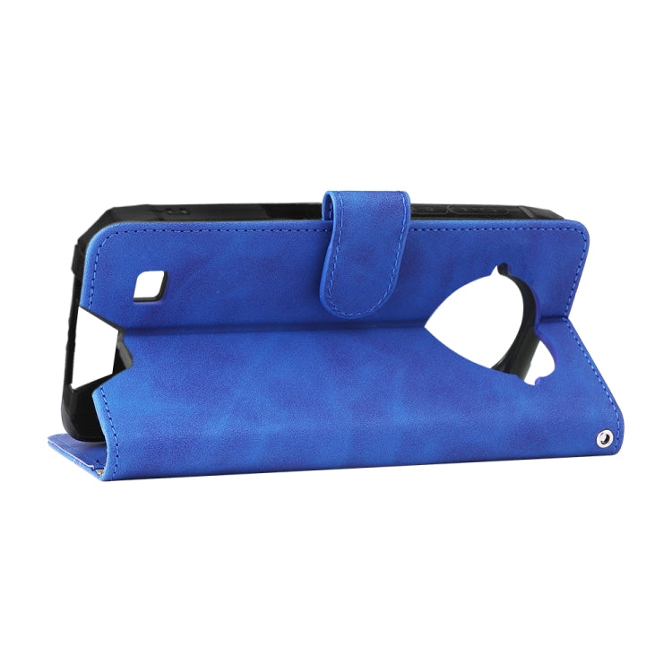 For DOOGEE S96 Pro Skin Feel Magnetic Buckle Calf Texture PU Phone Case(Blue) - Doogee Cases by PMC TechLife | Online Shopping South Africa | PMC TechLife | Buy Now Pay Later Mobicred