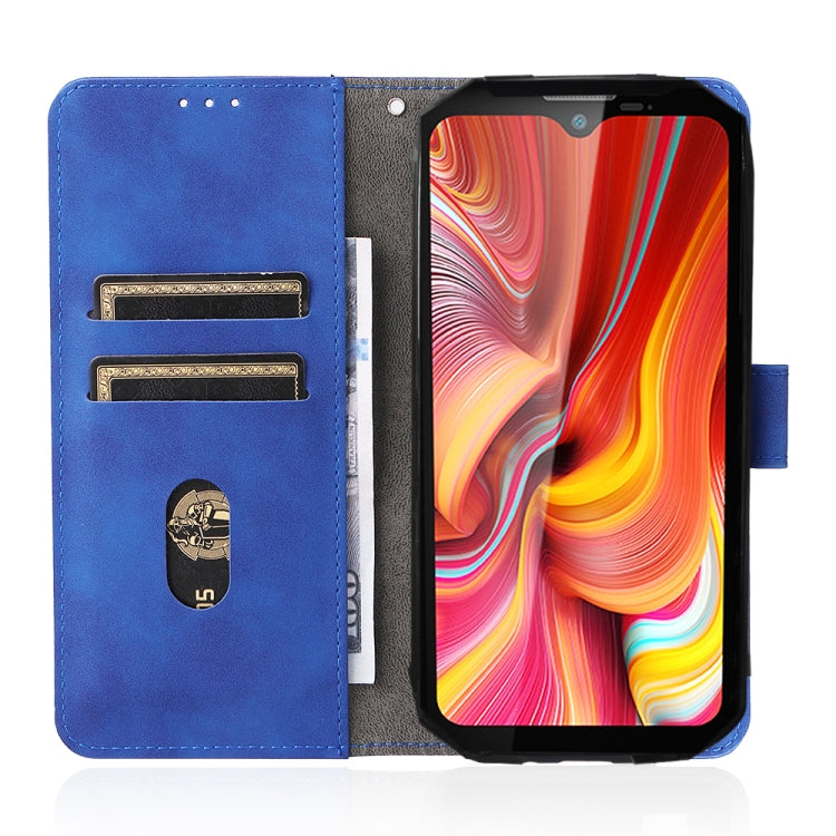 For DOOGEE S96 Pro Skin Feel Magnetic Buckle Calf Texture PU Phone Case(Blue) - Doogee Cases by PMC TechLife | Online Shopping South Africa | PMC TechLife | Buy Now Pay Later Mobicred