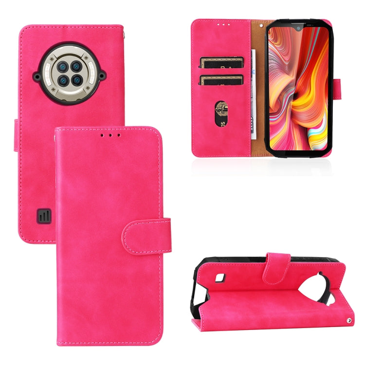 For DOOGEE S96 Pro Skin Feel Magnetic Buckle Calf Texture PU Phone Case(Rose Red) - Doogee Cases by PMC TechLife | Online Shopping South Africa | PMC TechLife | Buy Now Pay Later Mobicred