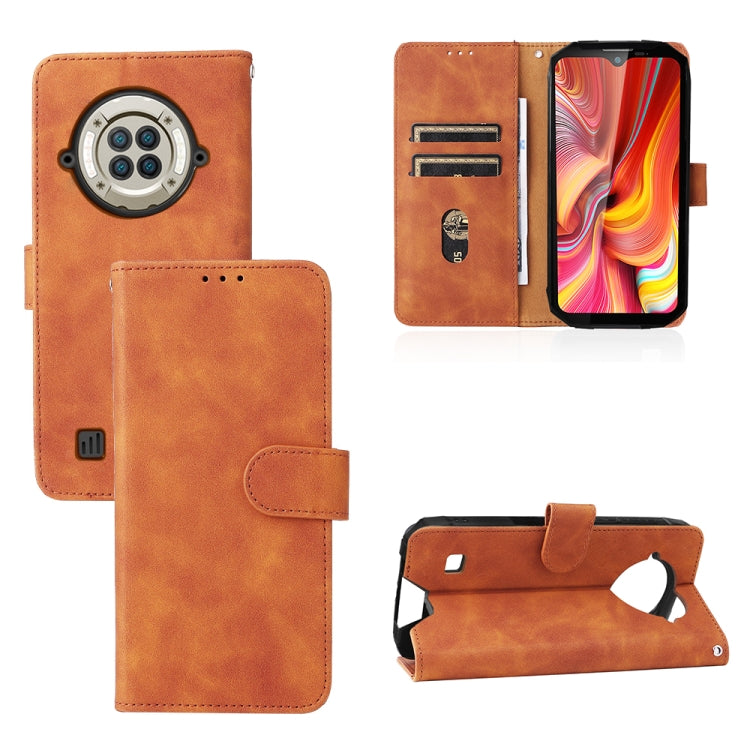 For DOOGEE S96 Pro Skin Feel Magnetic Buckle Calf Texture PU Phone Case(Brown) - Doogee Cases by PMC TechLife | Online Shopping South Africa | PMC TechLife | Buy Now Pay Later Mobicred