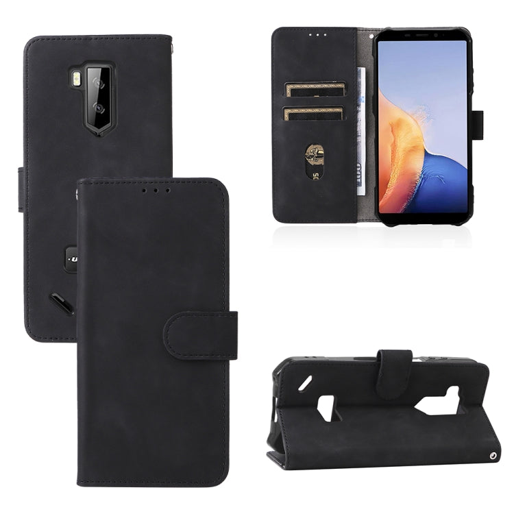 For Ulefone Armor X9 Skin Feel Magnetic Buckle Calf Texture PU Phone Case(Black) - Ulefone Cases by PMC Jewellery | Online Shopping South Africa | PMC Jewellery | Buy Now Pay Later Mobicred
