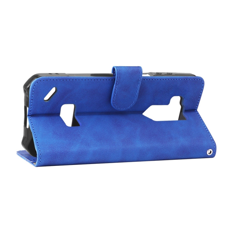 For Ulefone Armor X9 Skin Feel Magnetic Buckle Calf Texture PU Phone Case(Blue) - Ulefone Cases by PMC Jewellery | Online Shopping South Africa | PMC Jewellery | Buy Now Pay Later Mobicred