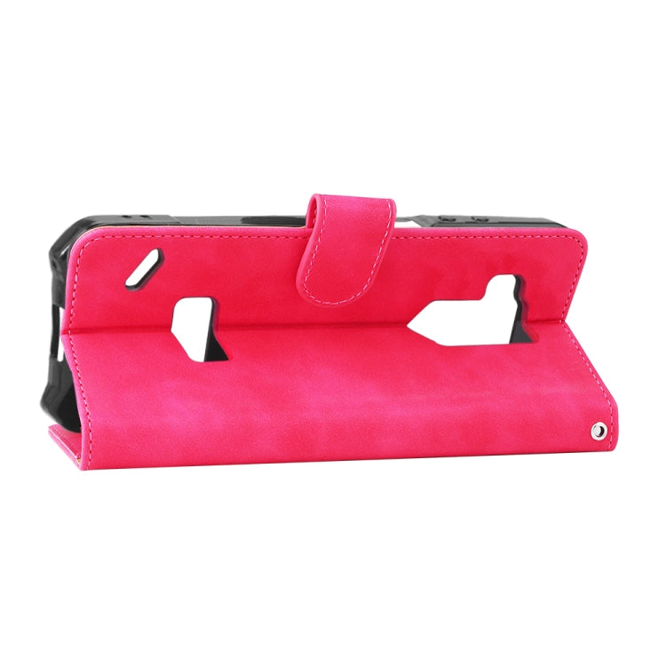 For Ulefone Armor X9 Skin Feel Magnetic Buckle Calf Texture PU Phone Case(Rose Red) - Ulefone Cases by PMC Jewellery | Online Shopping South Africa | PMC Jewellery | Buy Now Pay Later Mobicred