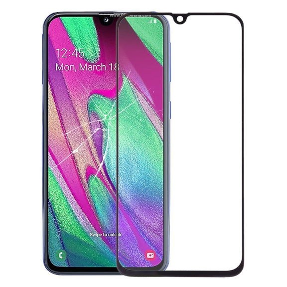 For Samsung Galaxy A40 Front Screen Outer Glass Lens with OCA Optically Clear Adhesive