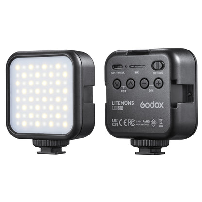 Godox LED-6BI LED Video Shoot Light - free shipping - PMC Jewellery - Order now!