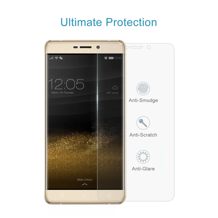 50 PCS 0.26mm 9H 2.5D Tempered Glass Film For Blackview R7