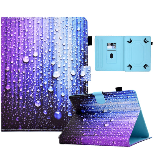 For 10 inch Tablet Electric Pressed TPU Leather Tablet Case(Water Droplets) - 10 - 11 inch by PMC Jewellery | Online Shopping South Africa | PMC Jewellery | Buy Now Pay Later Mobicred