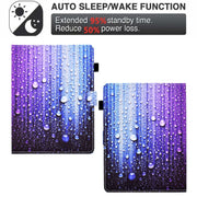 For 10 inch Tablet Electric Pressed TPU Leather Tablet Case(Water Droplets)
