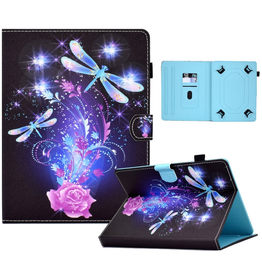 For 10 inch Tablet Electric Pressed TPU Leather Tablet Case(Butterfly) - 10 - 11 inch by PMC Jewellery | Online Shopping South Africa | PMC Jewellery | Buy Now Pay Later Mobicred