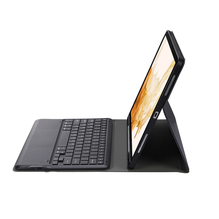 A800B Split Bluetooth Keyboard Leather Case with Holder & Pen Slot For Samsung Galaxy Tab S8+ X800(Blue) - Samsung Keyboard by PMC TechLife | Online Shopping South Africa | PMC TechLife