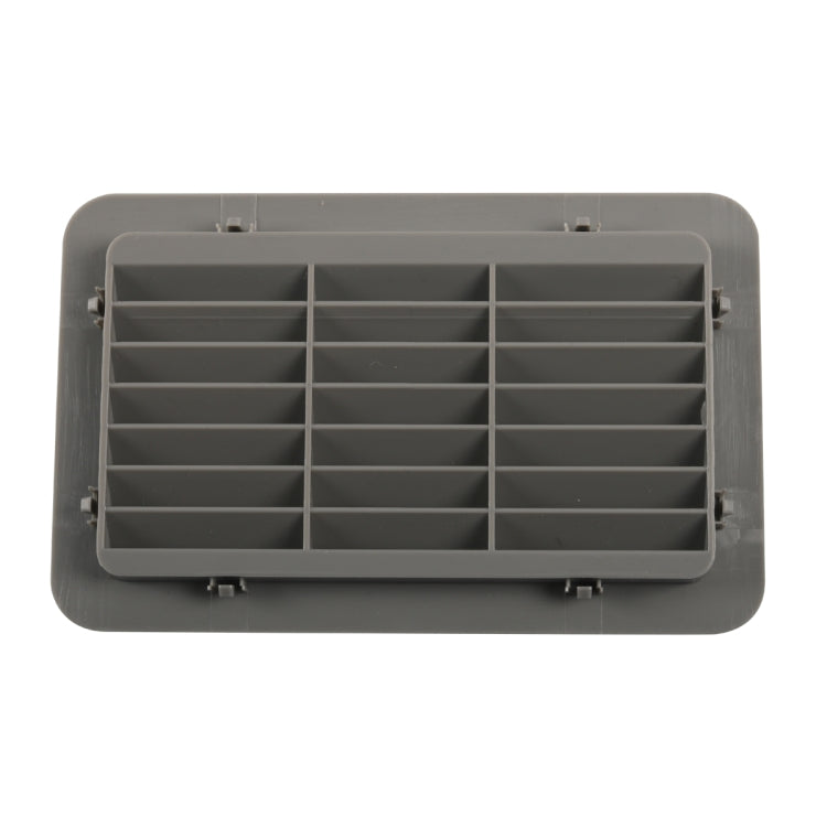 A6787 193x122mm Snap-on RV / Bus Oblique Louver Outlet Panel(Grey) - Air Conditioning System by PMC TechLife | Online Shopping South Africa | PMC TechLife | Buy Now Pay Later Mobicred