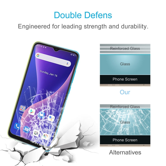 10 PCS 0.26mm 9H 2.5D Tempered Glass Film For Blackview OSCAL C60