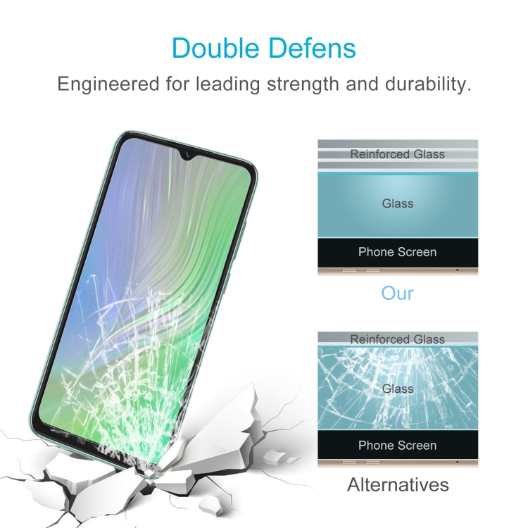 50 PCS 0.26mm 9H 2.5D Tempered Glass Film For Blackview A55 Pro