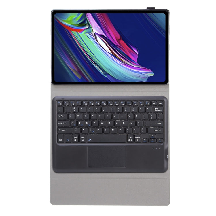 AM17-A TPU Detachable Bluetooth Keyboard Leather Case with Bracket & Touchpad For Lenovo Xiaoxin Pad Pro 12.6 inch TB-Q706F(Black) - Lenovo Keyboard by PMC TechLife | Online Shopping South Africa | PMC TechLife