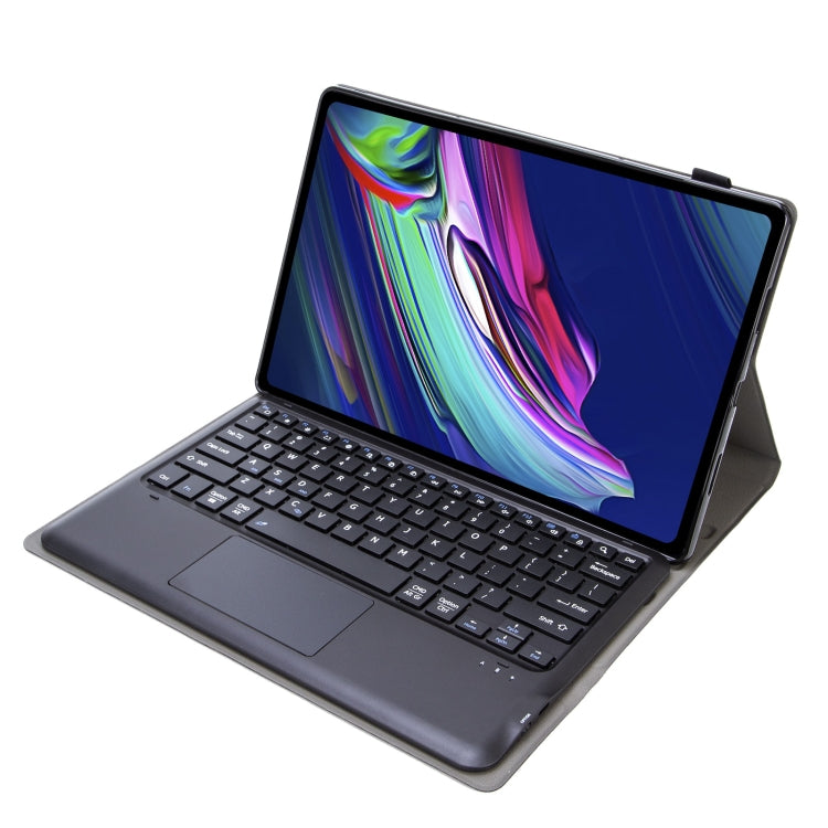 AM17-A TPU Detachable Bluetooth Keyboard Leather Case with Bracket & Touchpad For Lenovo Xiaoxin Pad Pro 12.6 inch TB-Q706F(Black) - Lenovo Keyboard by PMC TechLife | Online Shopping South Africa | PMC TechLife