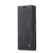For Samsung Galaxy S22 Ultra 5G CaseMe 013 Multifunctional Leather Phone Case(Black)