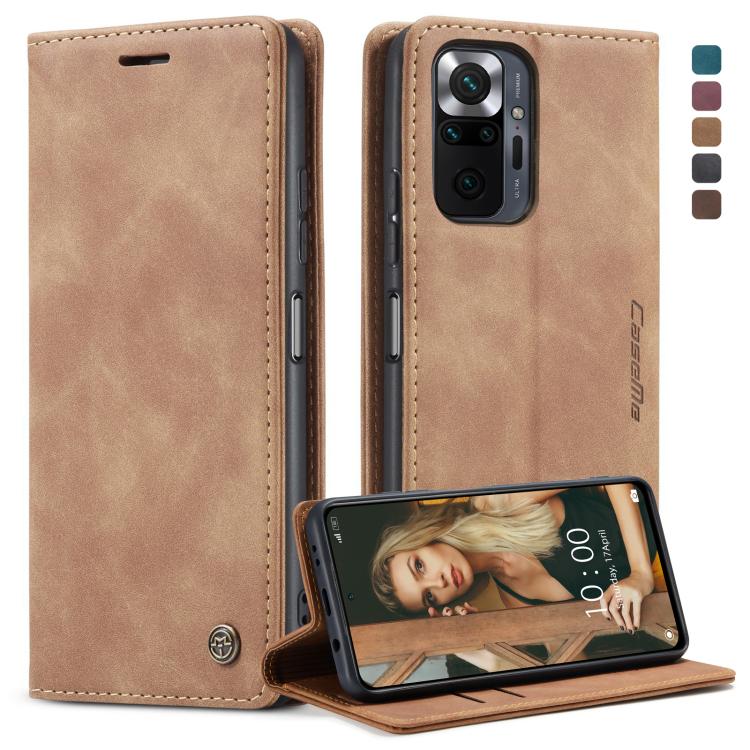 For Samsung Galaxy S22 Ultra 5G CaseMe 013 Multifunctional Leather Phone Case(Brown) - free shipping - PMC TechLife - Order now!