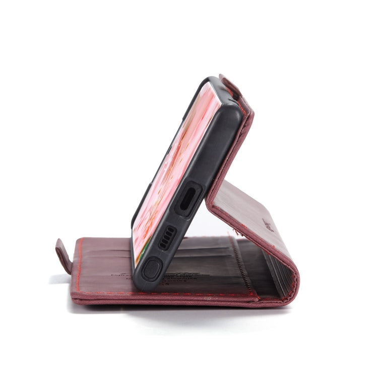 For Samsung Galaxy S22 Ultra 5G CaseMe 013 Multifunctional Leather Phone Case(Wine Red) - free shipping - PMC TechLife - Order now!