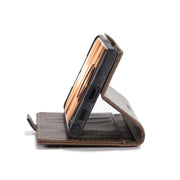 For Samsung Galaxy S22 Ultra 5G CaseMe 013 Multifunctional Leather Phone Case(Coffee)