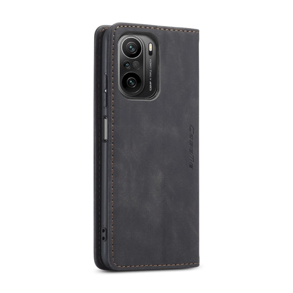 For Xiaomi Redmi K40 / K40 Pro / Poco F3／Mi 11i／Mi 11X／Mi 11X Pro CaseMe 013 Multifunctional Leather Phone Case(Black)