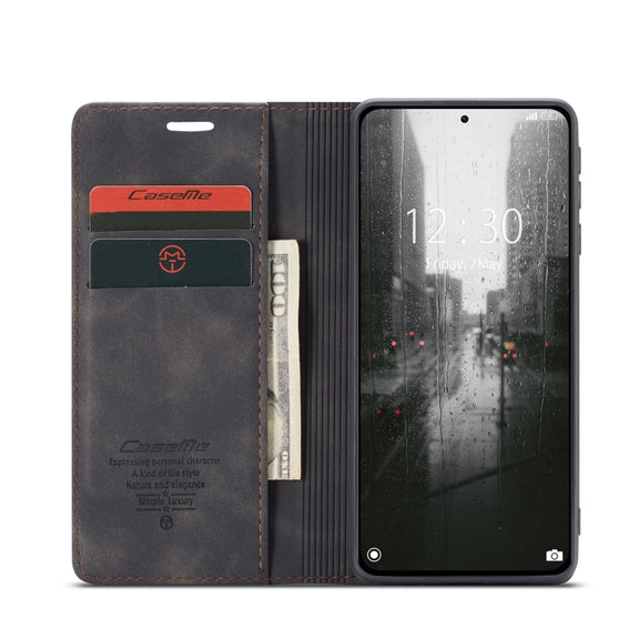 For Xiaomi Redmi K40 / K40 Pro / Poco F3／Mi 11i／Mi 11X／Mi 11X Pro CaseMe 013 Multifunctional Leather Phone Case(Black)