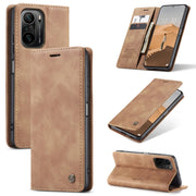 For Xiaomi Redmi K40 / K40 Pro / Poco F3／Mi 11i／Mi 11X／Mi 11X Pro CaseMe 013 Multifunctional Leather Phone Case(Brown)