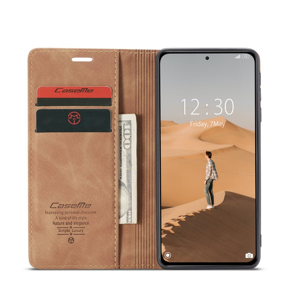 For Xiaomi Redmi K40 / K40 Pro / Poco F3／Mi 11i／Mi 11X／Mi 11X Pro CaseMe 013 Multifunctional Leather Phone Case(Brown)