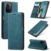 For Xiaomi Redmi K40 / K40 Pro / Poco F3／Mi 11i／Mi 11X／Mi 11X Pro CaseMe 013 Multifunctional Leather Phone Case(Blue)