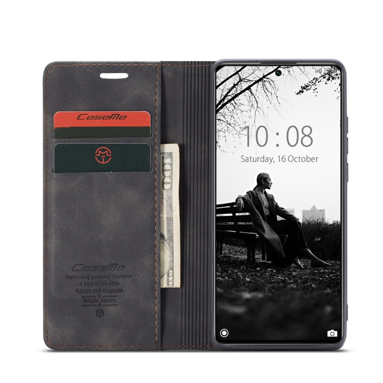 For Xiaomi Mi 11T / 11T Pro CaseMe 013 Multifunctional Leather Phone Case(Black) - free shipping - PMC Jewellery - Order now!