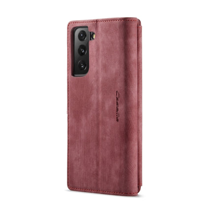 For Samsung Galaxy S22 5G CaseMe C30 Multifunctional Phone Leather Case with Holder & Card Slot & Wallet(Red) - free shipping - PMC Jewellery - Order now!