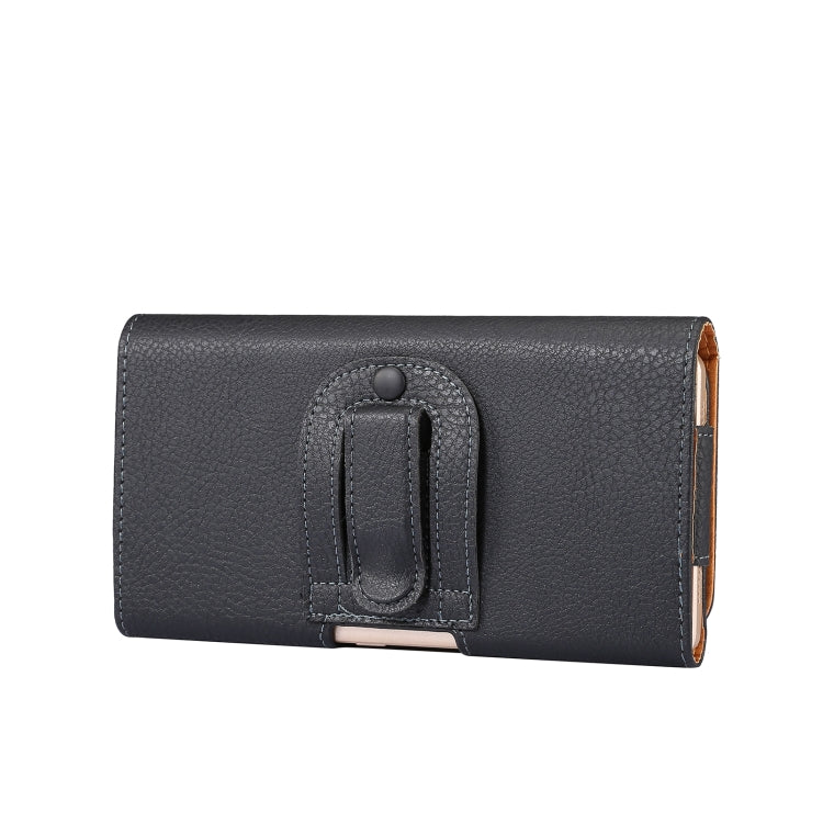 Litchi Texture Waist Hanging Phone Case For 6.7-6.9 inch Phone(Black) - More Brand by PMC TechLife | Online Shopping South Africa | PMC TechLife