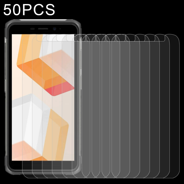 50 PCS 0.26mm 9H 2.5D Tempered Glass Film For Ulefone Armor X10 - Ulefone Tempered Glass by PMC Jewellery | Online Shopping South Africa | PMC Jewellery | Buy Now Pay Later Mobicred