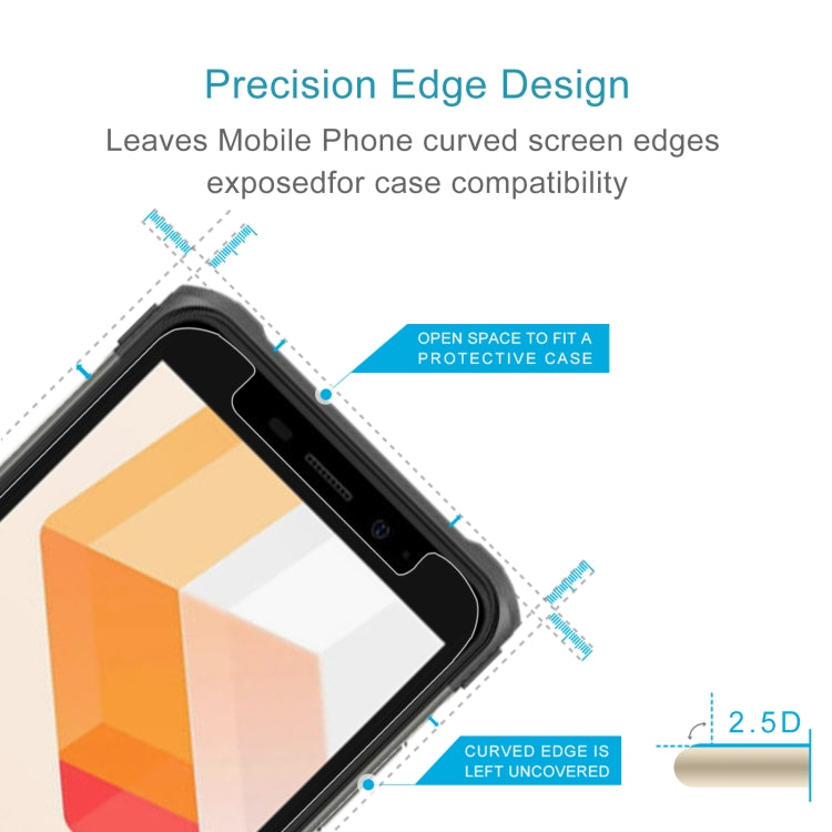 50 PCS 0.26mm 9H 2.5D Tempered Glass Film For Ulefone Armor X10 - Ulefone Tempered Glass by PMC Jewellery | Online Shopping South Africa | PMC Jewellery | Buy Now Pay Later Mobicred