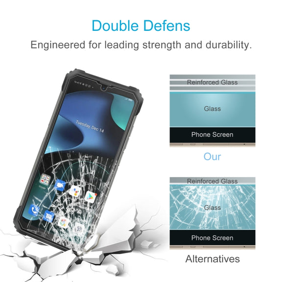 50 PCS 0.26mm 9H 2.5D Tempered Glass Film For Blackview BV8800