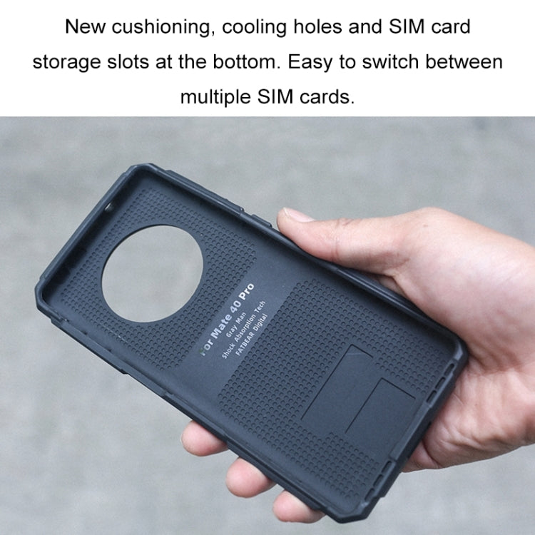 For Huawei Mate 40 Pro FATBEAR Graphene Cooling Shockproof Case(Black) - free shipping - PMC TechLife - Order now!