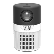 T400 100 inch Screen 3000 Lumens LED Mini Projector, Plug Type:UK Plug(Black White)