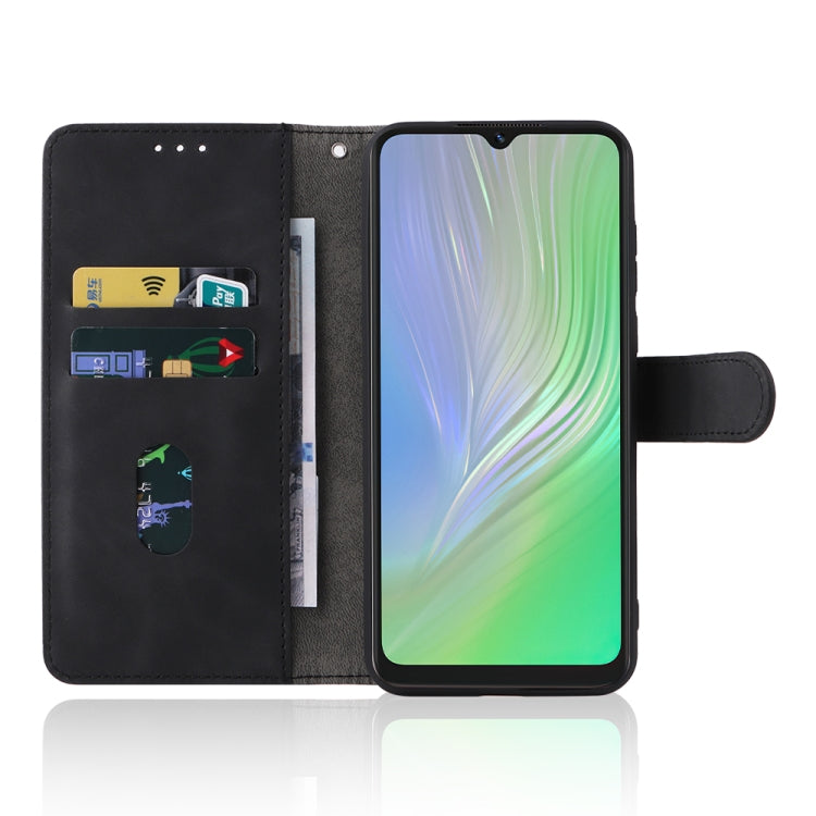 For Blackview A55 Skin Feel Magnetic Buckle Leather Phone Case(Black) - More Brand by PMC TechLife | Online Shopping South Africa | PMC TechLife