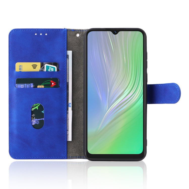 For Blackview A55 Skin Feel Magnetic Buckle Leather Phone Case(Blue) - More Brand by PMC TechLife | Online Shopping South Africa | PMC TechLife | Buy Now Pay Later Mobicred