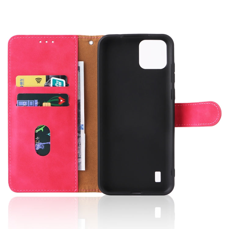 For Blackview A55 Skin Feel Magnetic Buckle Leather Phone Case(Rose Red) - More Brand by PMC TechLife | Online Shopping South Africa | PMC TechLife | Buy Now Pay Later Mobicred