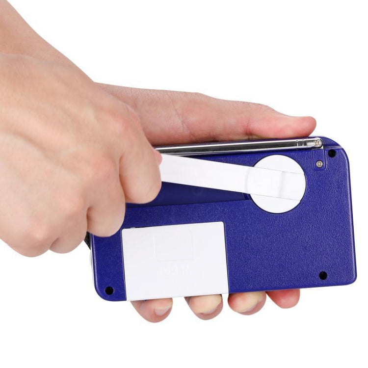 RD-638T Two-band Solar Powered AM / FM Radio Player Flashlight with Dynamo Function(Blue) - Radio Player by PMC TechLife | Online Shopping South Africa | PMC TechLife | Buy Now Pay Later Mobicred